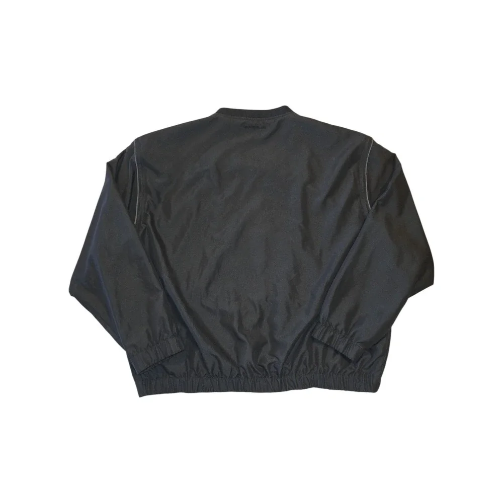 Grand Slam Golf Pullover Windbreaker Mens XL Black V Neck Athletic Lightweight